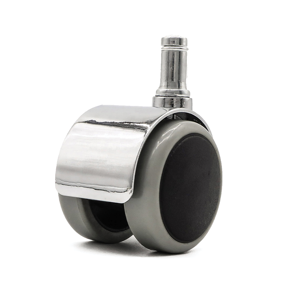 Rodas cromadas para cadeira de escritório