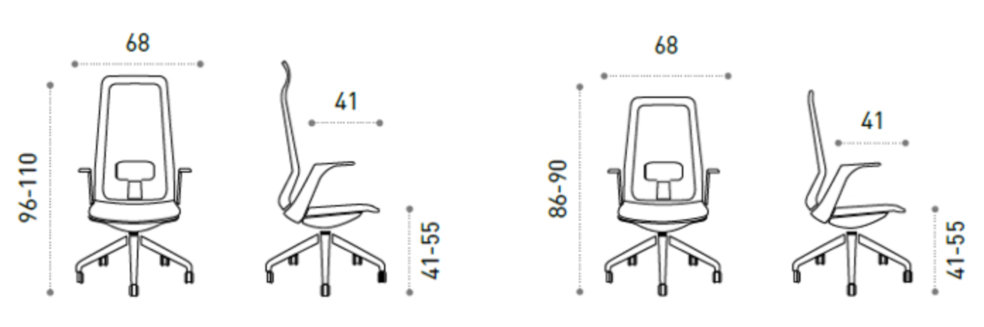Cadeira executiva Cloud Alital Digimaque Mobiliário de Escritório Cadeira de Escritório Cadeira Giratória Reparar Cadeira Reparação de Cadeiras
